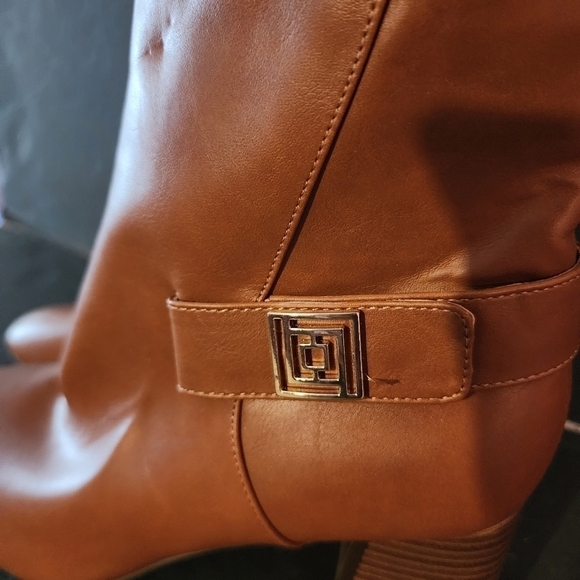 Liz Claiborne Womens Maycen Stacked Heel Booties  Size 9 M NEW (FLAW) - Picture 7 of 10